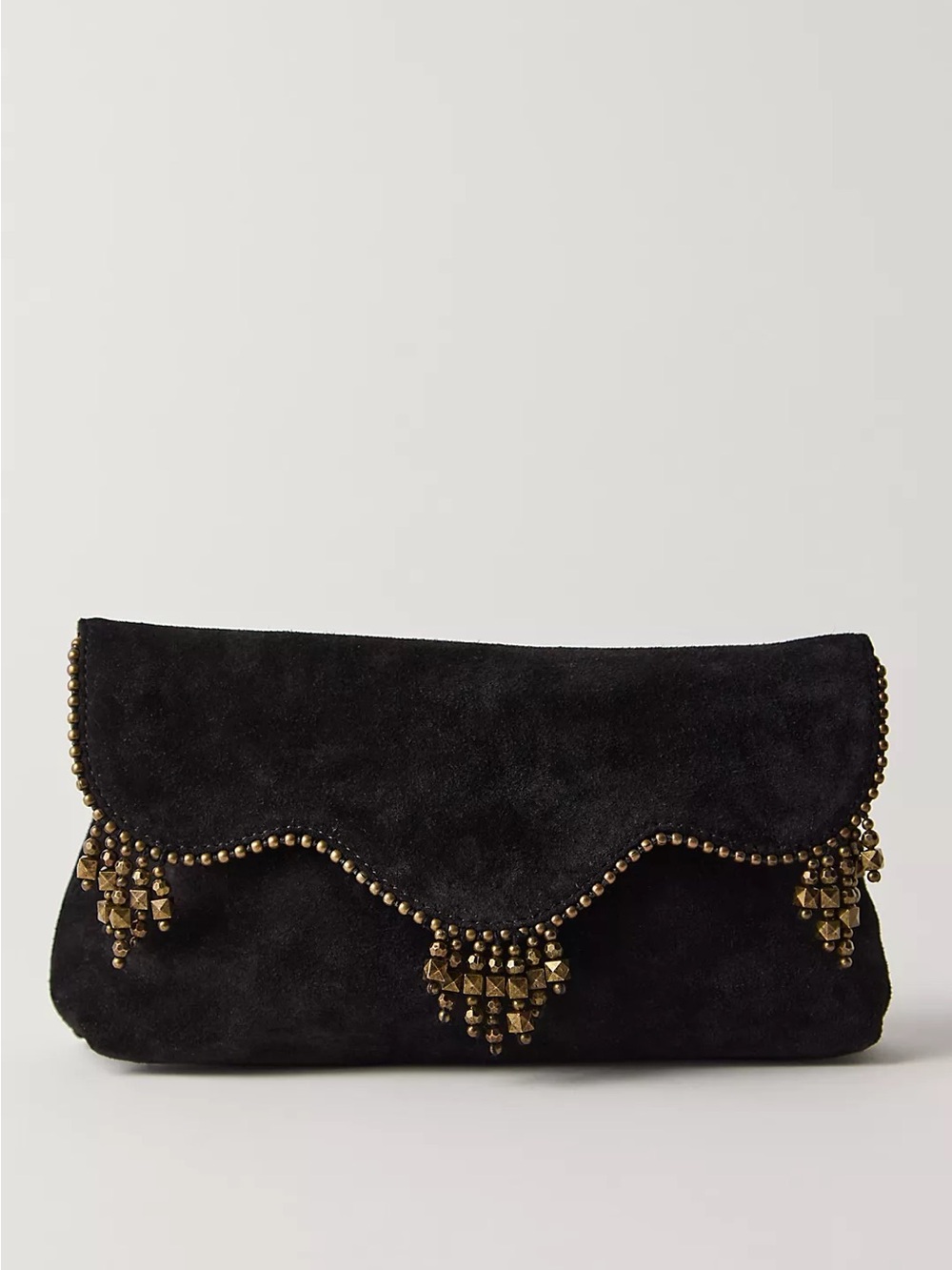 Free People Icicle Drop Clutch
Black Suede NWOT